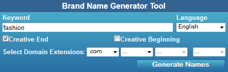 Keyword Rich Brandable Domain Names Generator - Namestall
